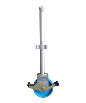 Wiel (nylon) in aluminium spindel - 1000 kg