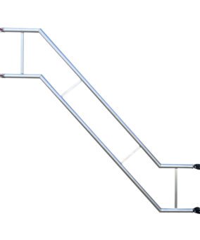 Leuning steigertrap 305 buitenzijde dubbel