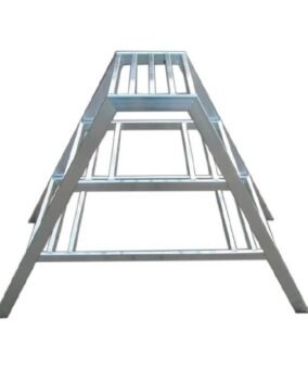 Stucadoorstrap 3 treeds,  2 zijden oploopbaar