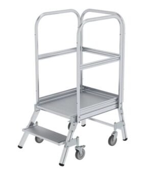 Verrijdbare bordestrap 2 treden