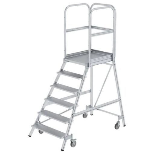Verrijdbare bordestrap 6 treden