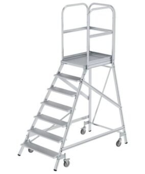 Verrijdbare bordestrap 7 treden