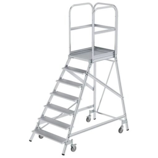 Verrijdbare bordestrap 7 treden
