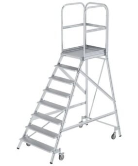 Verrijdbare bordestrap 8 treden