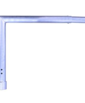 Dakrandbev. Hoekstuk 50x50 cm, incl. borgclip