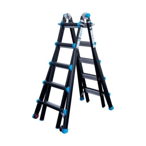 Eurostairs professionele vouwladder 4x5 sporten