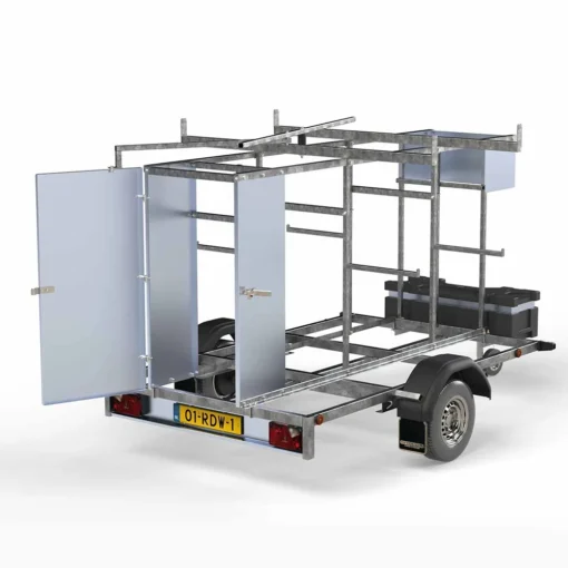 X-carrier afsluitbare aanhanger 250 - Afbeelding 4