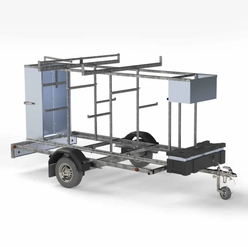 X-carrier afsluitbare aanhanger 305