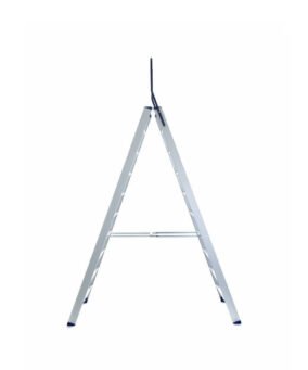 Eurostairs dubbele trap met 10 treden foto van de zijkant