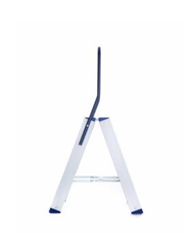 Eurostairs dubbele trap met 3 treden foto van de zijkant