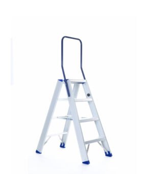 Eurostairs dubbele trap met 4 treden