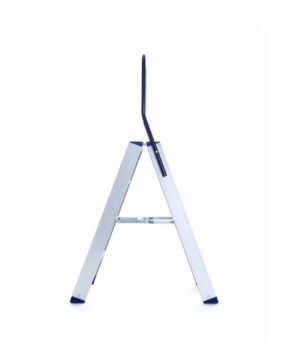 Eurostairs dubbele trap met 4 treden foto van de zijlkant