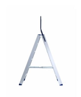 Eurostairs dubbele trap met 6 treden foto van de zijkant